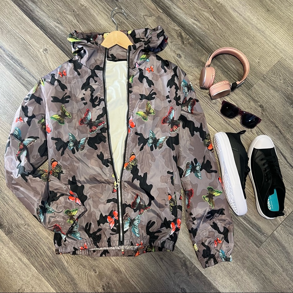 Butterfly Camo Windbreaker